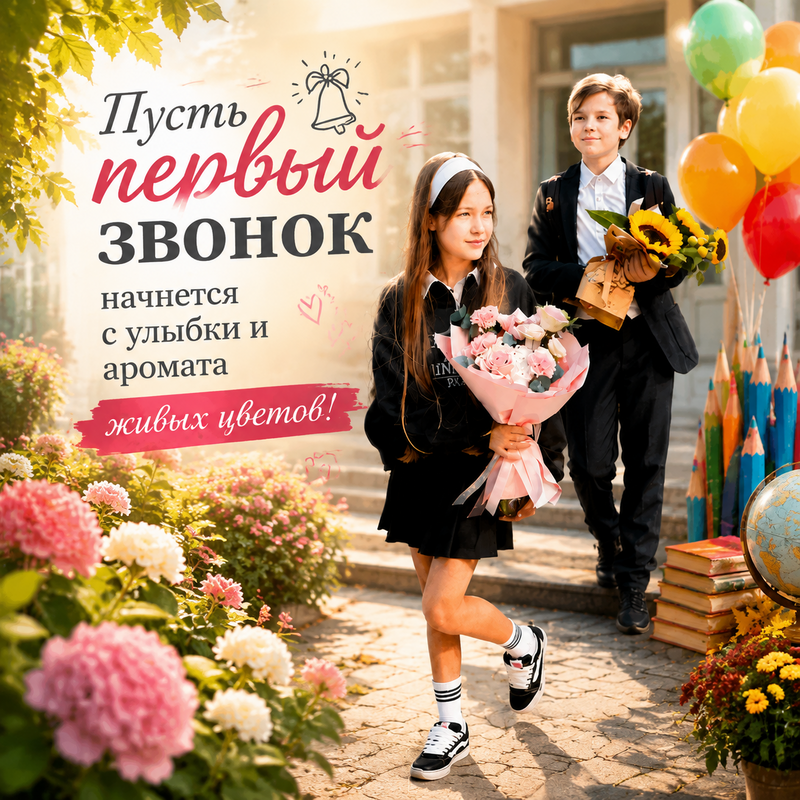 Цветы к 1 Сентября